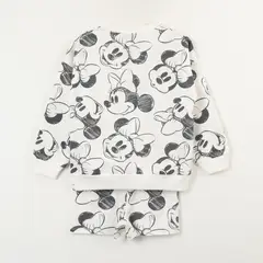 DISNEY - Conjunto Comfy Niña Minnie Lineal Gris