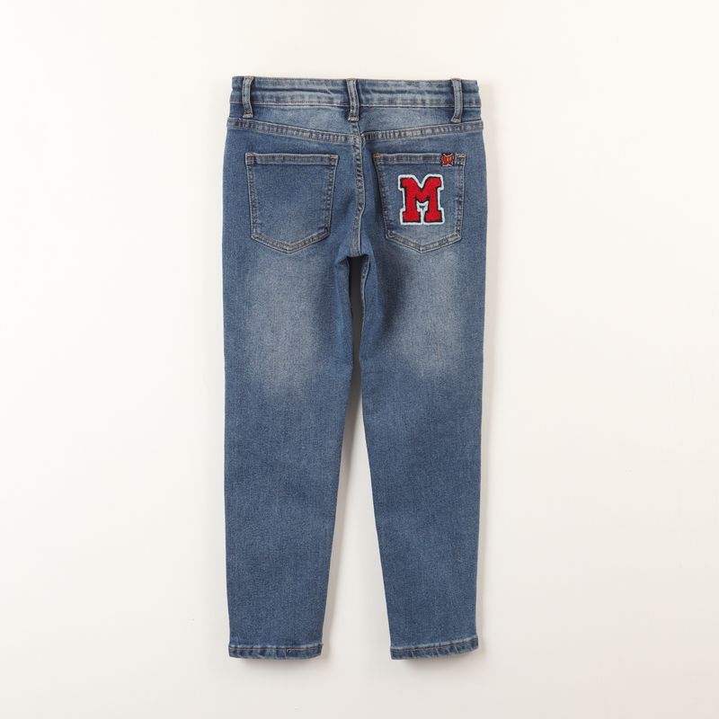 DISNEY - Jeans Niño Mickey Logo Azul Disney