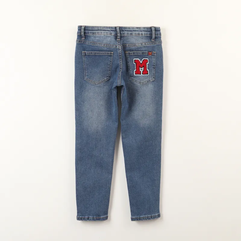 DISNEY - Jeans Niño Mickey Logo Azul Disney