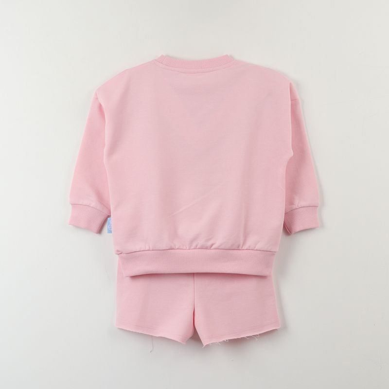 BLUEY - Conjunto Comfy Niña Rosado Bingo Y Bluey