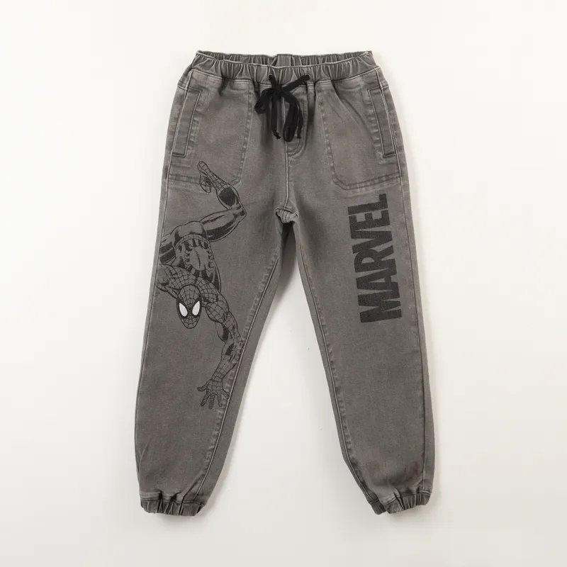MARVEL - Jeans Niño Spiderman Personaje Gris Marvel