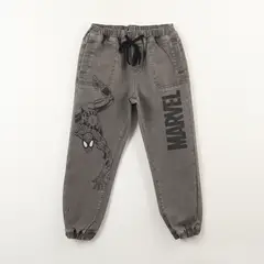 MARVEL - Jeans Niño Spiderman Personaje Gris
