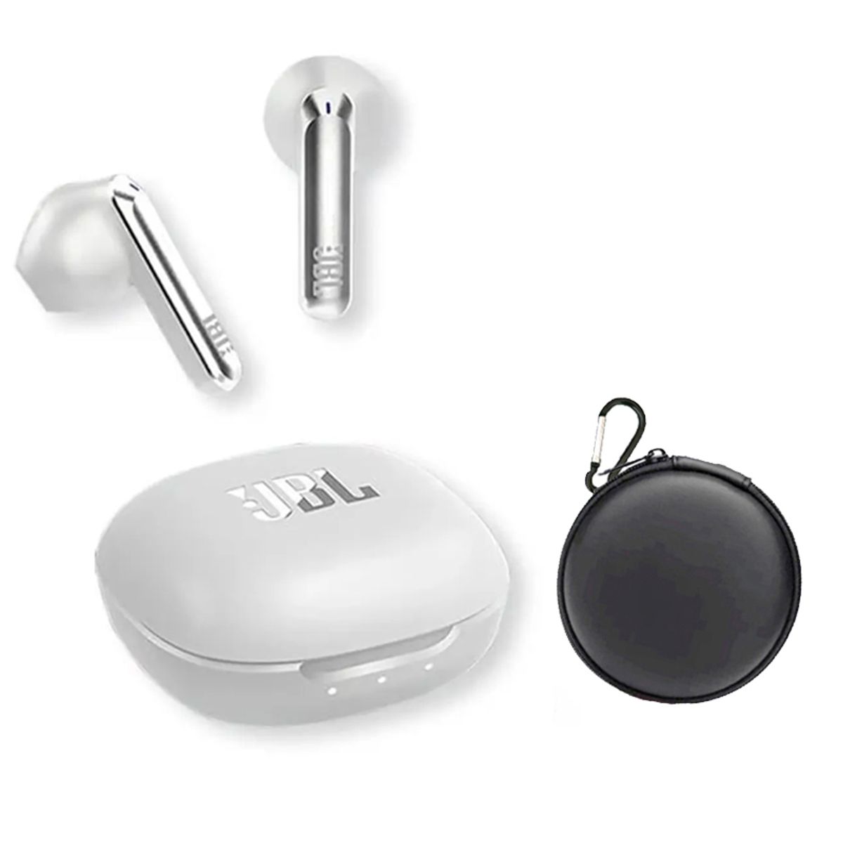 JBL - Audífonos Bluetooth JBL T280TWS X2 -Blanco Y Estuche