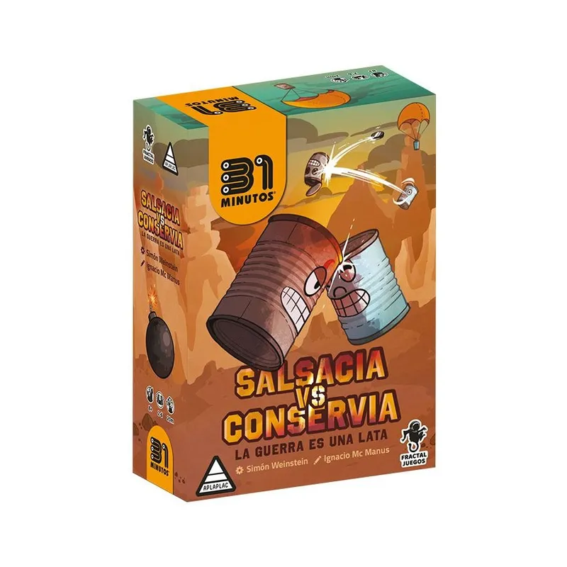 FRACTAL JUEGOS - Salsacia vs conservia 31 MINUTOS juego de mesa