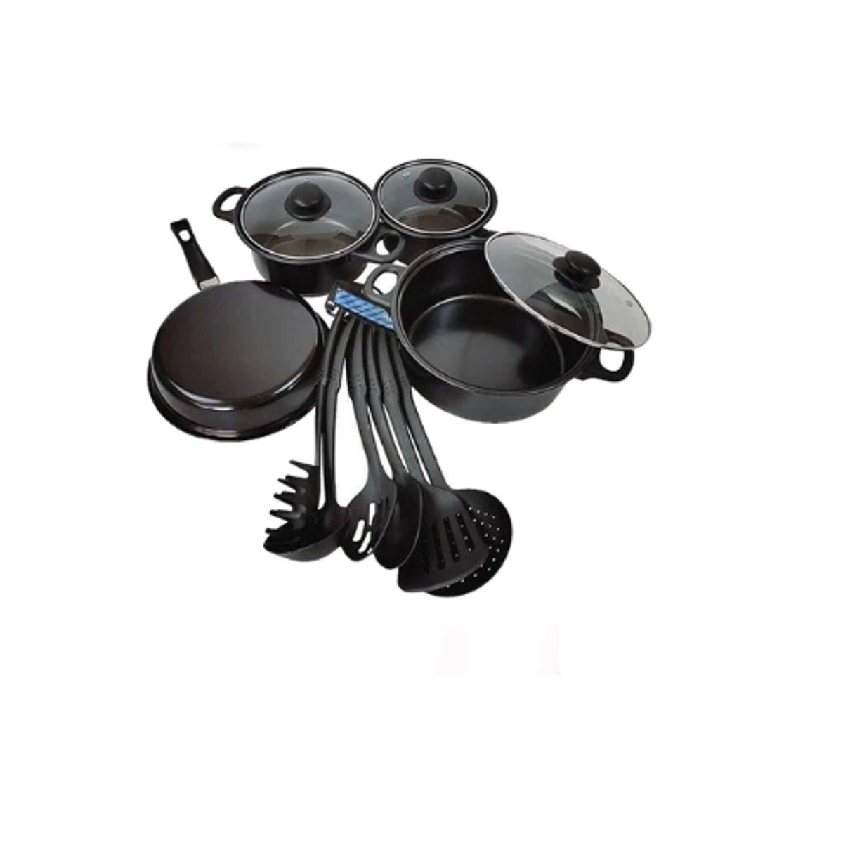 GENERICO - Juego De Ollas Antiadherente 13 Piezas