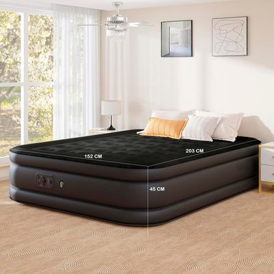 Imagen 2 del producto Colchón Cama Inflable 2 Plazas Eléctrico 203x152x45 Cm