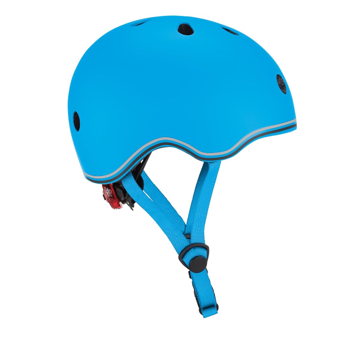 GLOBBER - Casco infantil Globber Go Up Lights Sky Blue Talla XXSXS 45-51