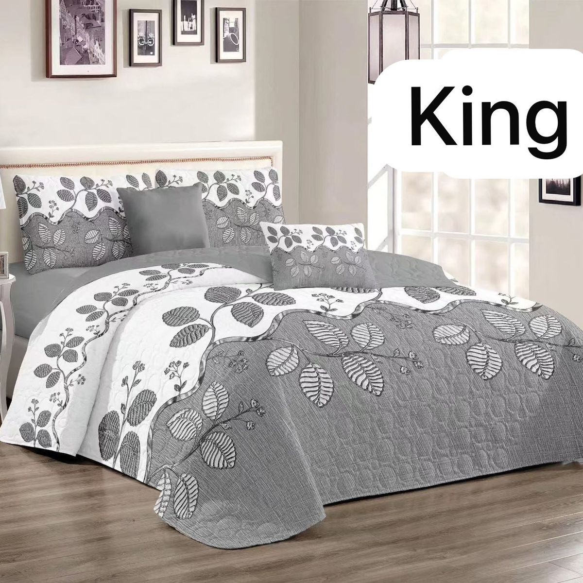 GENERICO - Cubrecama - Cobertor Quilts de Verano 2,5 plazas - King