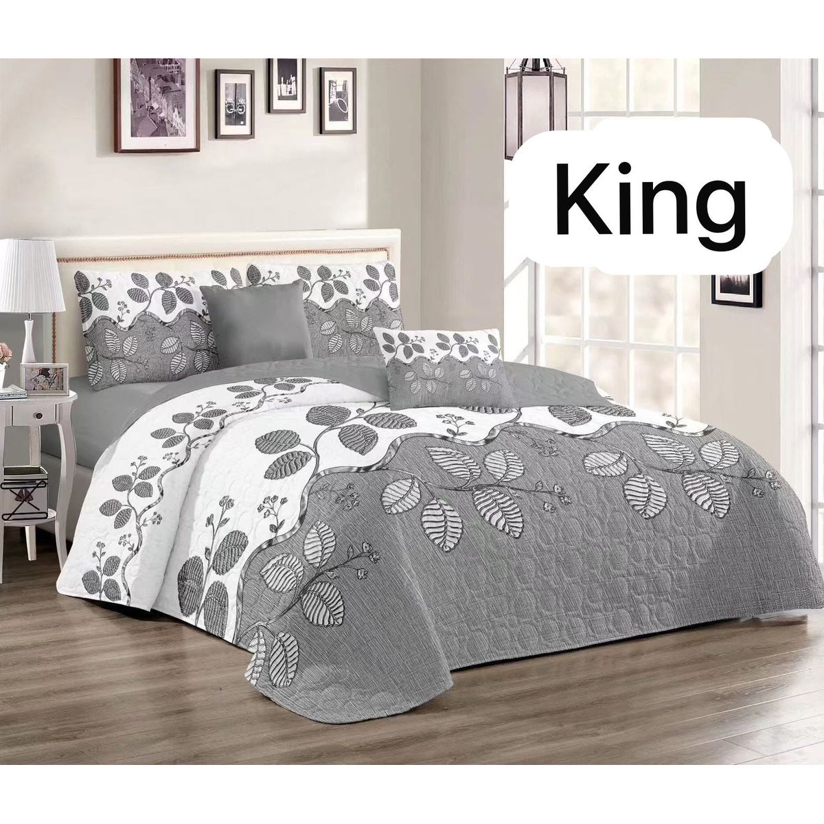 GENERICO - Cubrecama - Cobertor Quilts de Verano 2,5 plazas - King