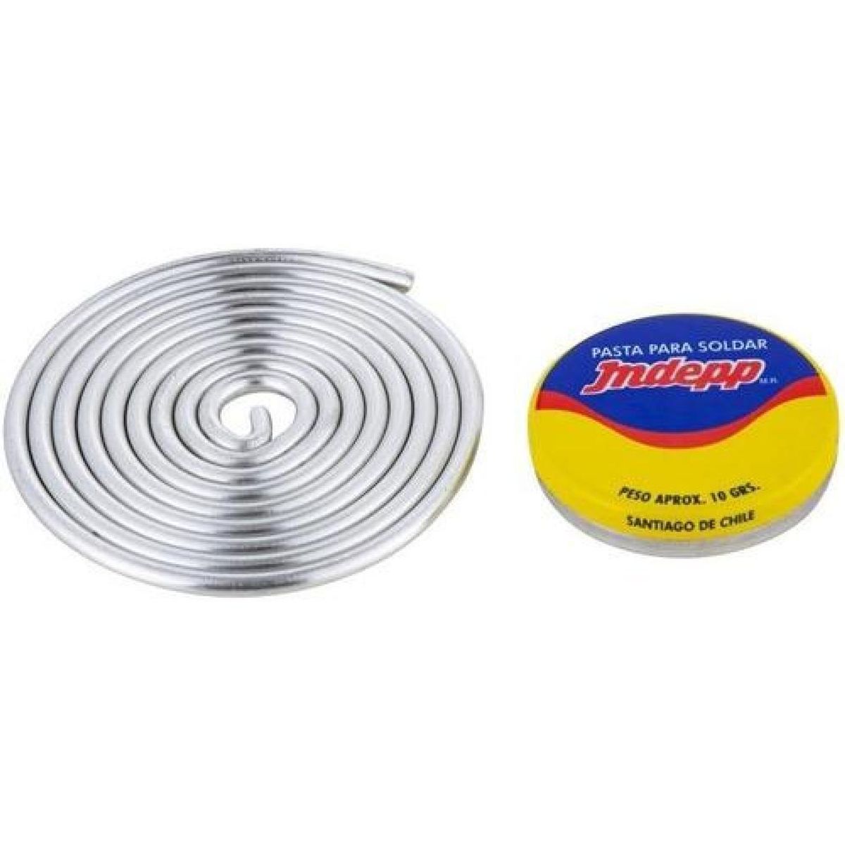 Pasta De Soldar 50gr Indepp + Soldadura 95% Estaño 1mts, marca GENERICO - Foto Principal