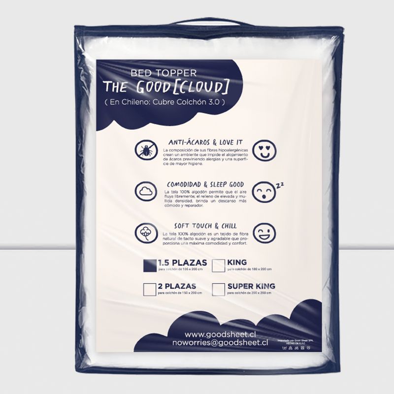GOOD SHEET - Good Cloud 2.0 - Topper Premium