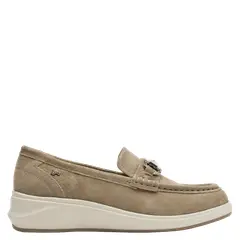 16 HRS - Mocasin Mujer Casual Beige