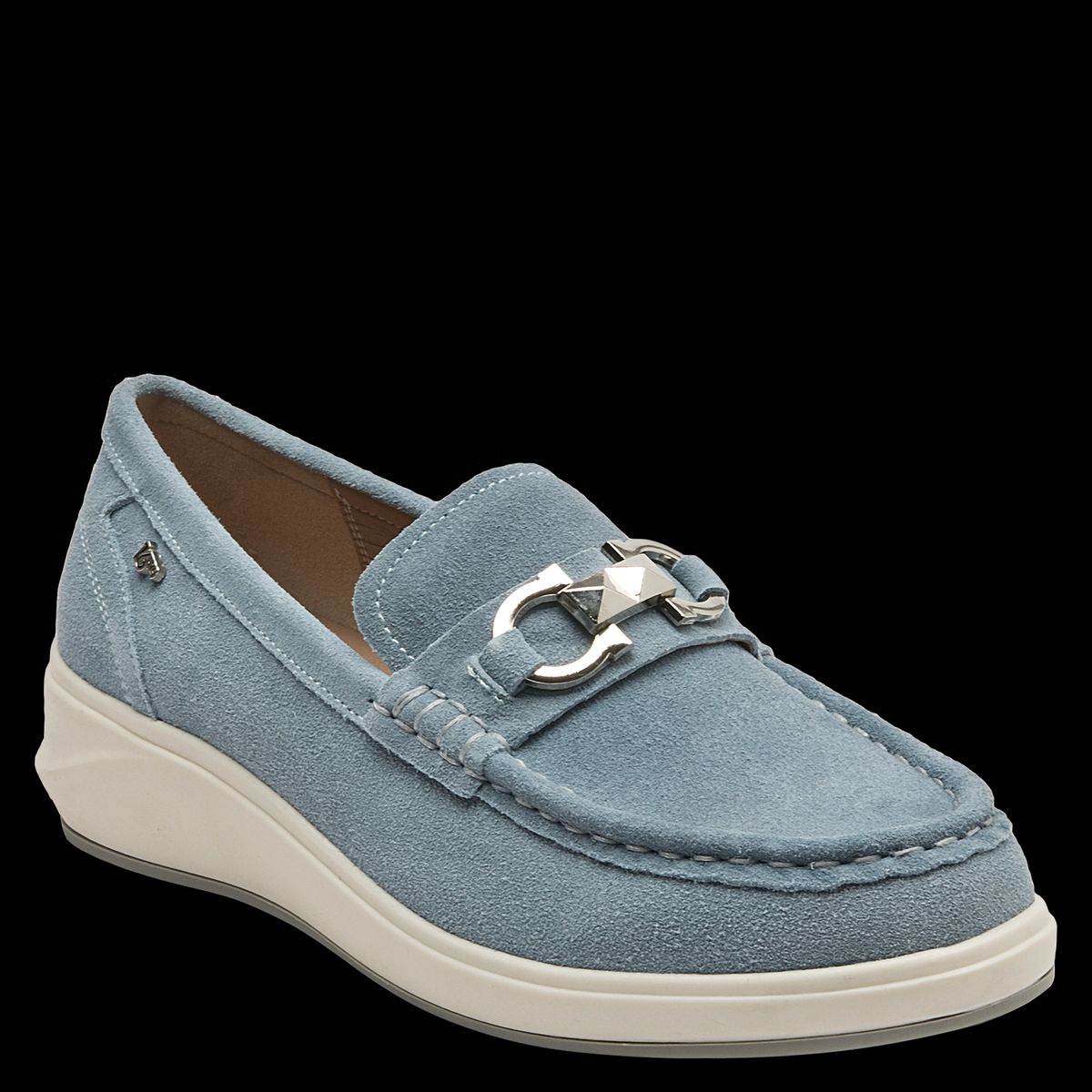 16 HRS - Mocasin Mujer Casual Celeste