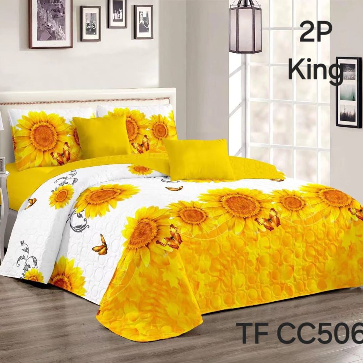 GENERICO - Cubrecama - Cobertor Quilts de Verano 2,5 plazas - King