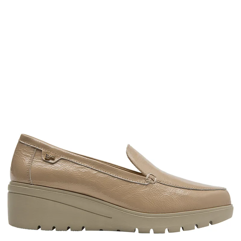16 HRS - Mocasín Mujer Formal Beige