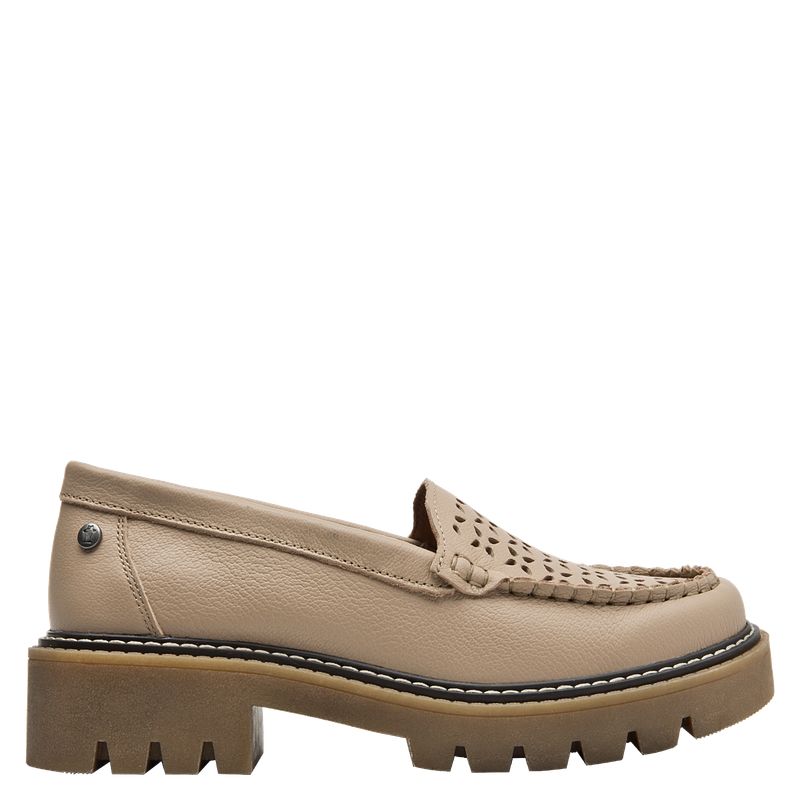 PANAMA JACK - Mocasín Mujer Casual Beige