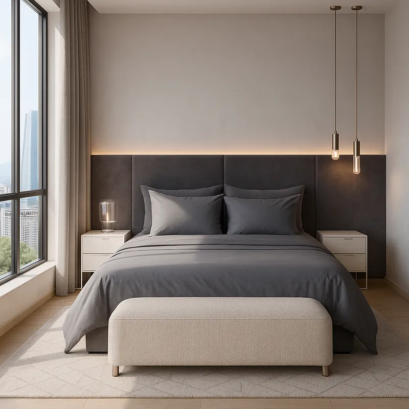 ARMONIA - Ropa de Cama Signature 800 hilos Gris 2 Plazas