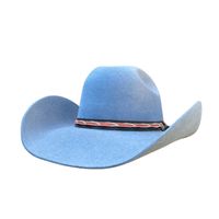 Sombrero Vaquero paño nacional Azul