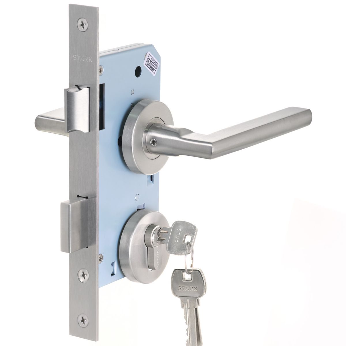 GENERICO - Cerradura embutir Stärk Design ofic-cocina Cilin y Manillas 2 lado MAITE