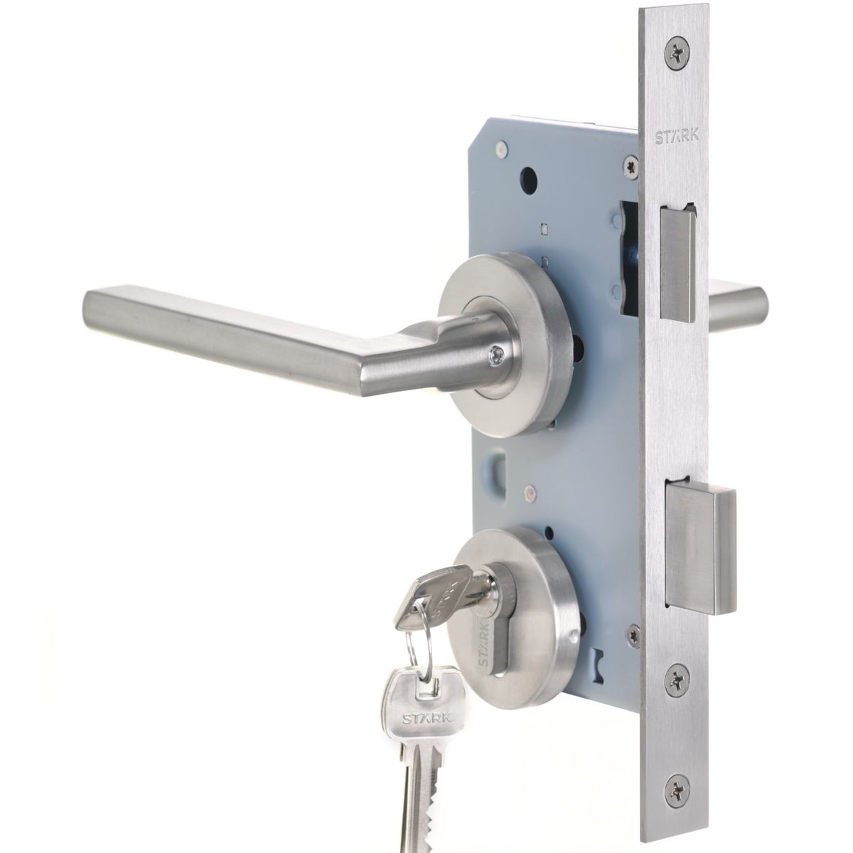 GENERICO - Cerradura embutir Stärk Design dorm-bod Cilin ext-seg int 2 manilla MAITE