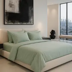 ARMONIA - Ropa de Cama Signature 800 Hilos Verde 2 Plazas