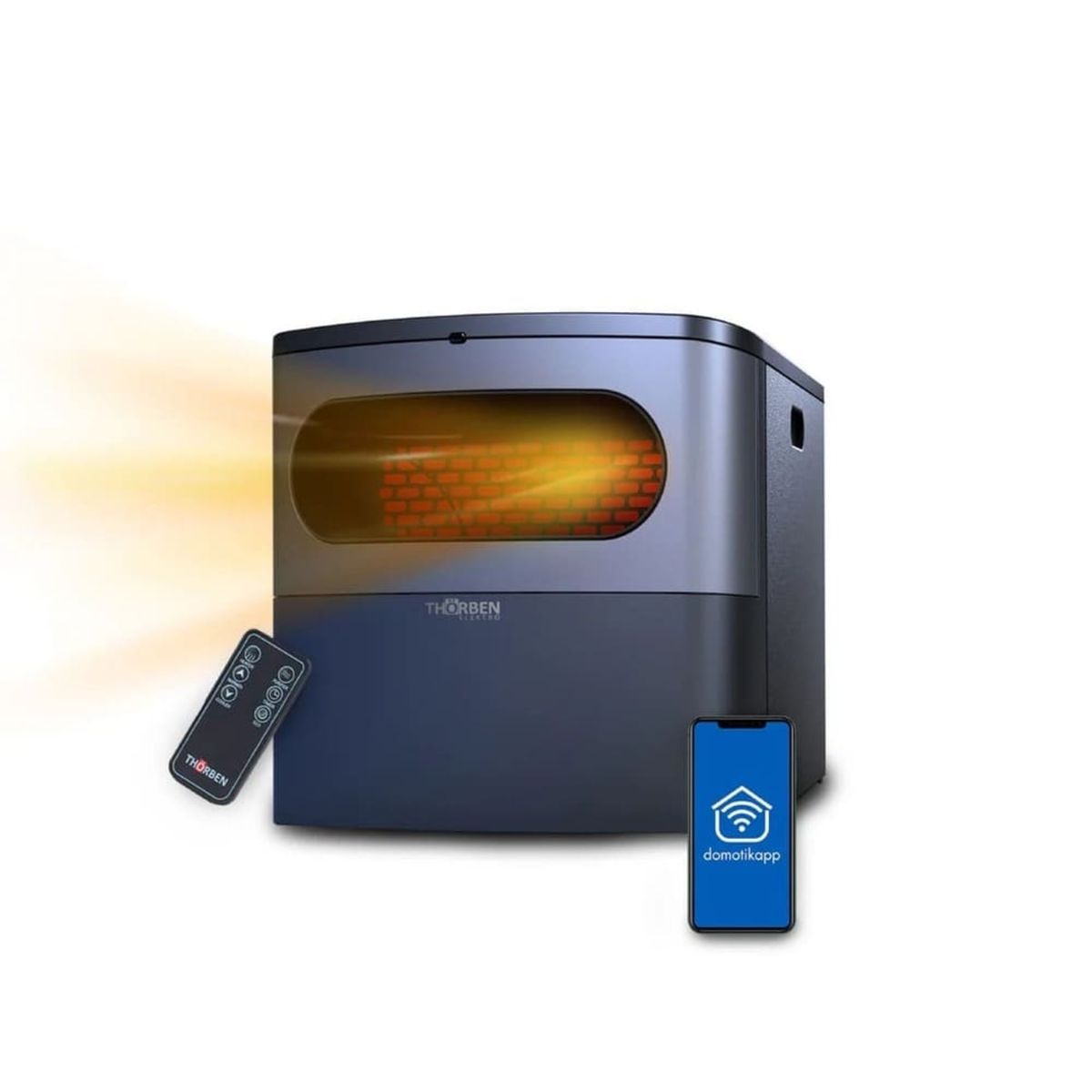 THORBEN - Estufa infrarroja 3 en 1 Thor Compact Wifi