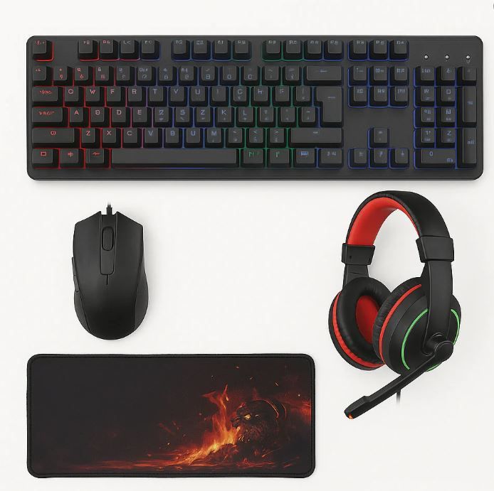 GENERICO Kit Gamer 4 en 1