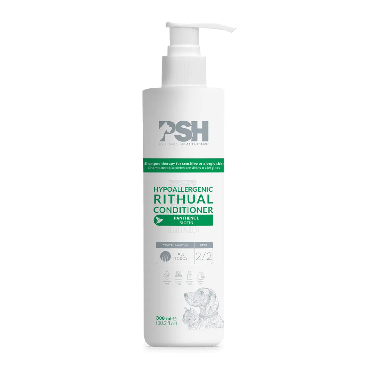 GENERICO - Acondicionador Pieles Sensibles o Alérgicas Hypoallergenic Rithual PSH 300 ml