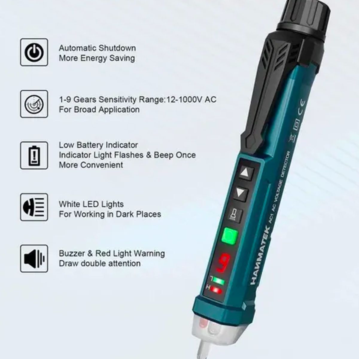 GENERICO - Probador De Voltaje 12v - 1000v Profesional