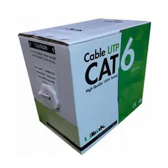 ULINK - CABLE UTP CAT6 100 MTS, 23 AWG, CCA PVC. GRIS