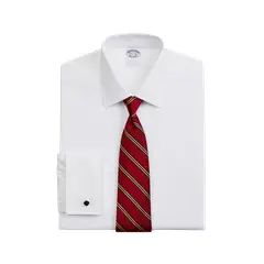 BROOKS BROTHERS - Camisa Cotton Pinpoint Regular Non-Iron Ainsley Blanco