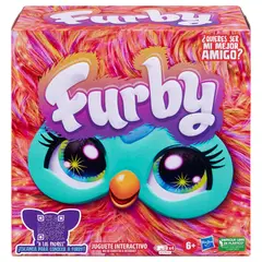 HASBRO - Peluche Furby Interactivo Color Coral Plush