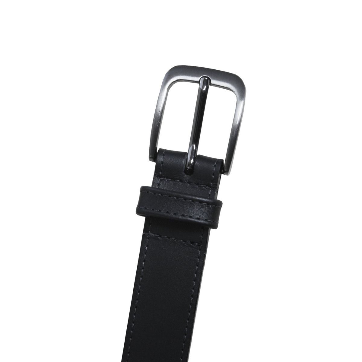 NICOLETTA - Cinturón Cuero Genuino Cala negro