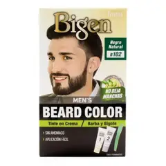 BIGEN - Tinte para barba BEARD COLOR B102 Negro natural