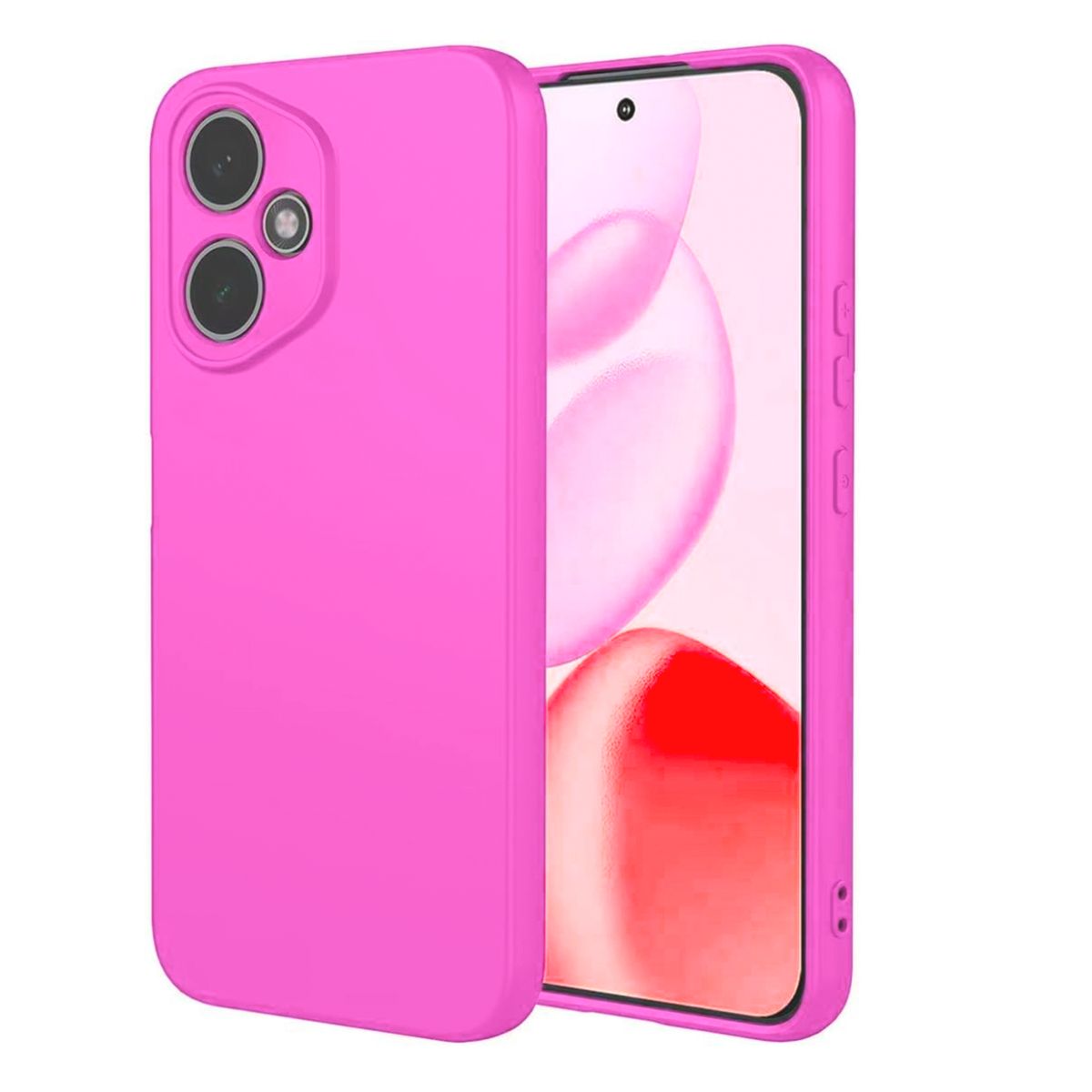 JOIGO - Carcasa Funda Para Honor 400 Goma Fucsia