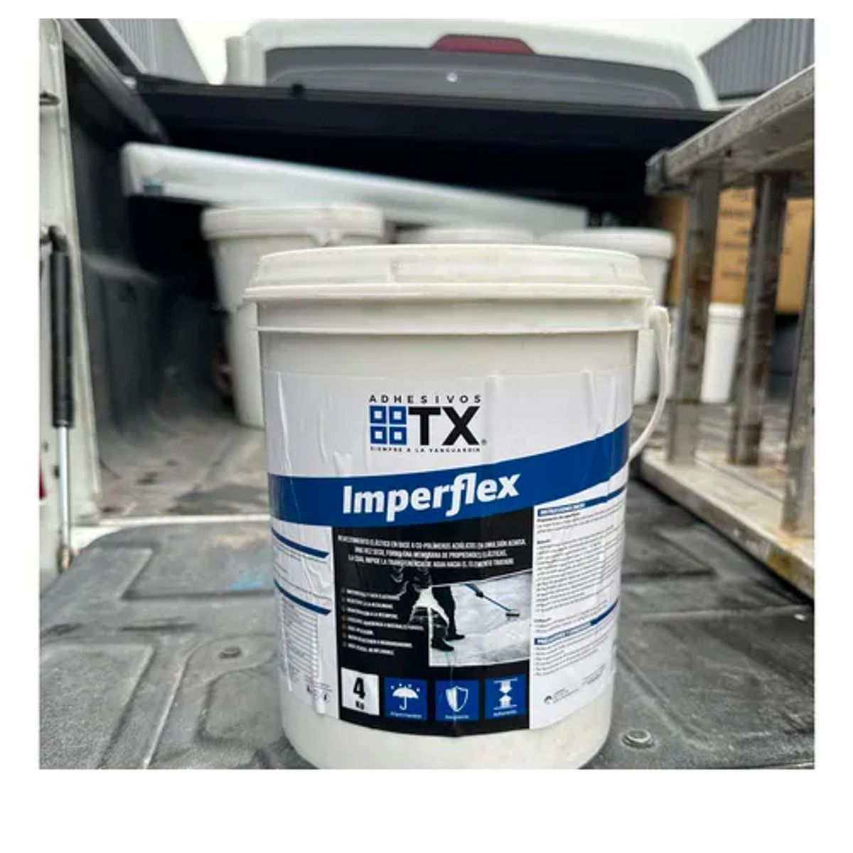 TRANSEX - Imperflex Membrana Impermeable Transex 4kg Galon
