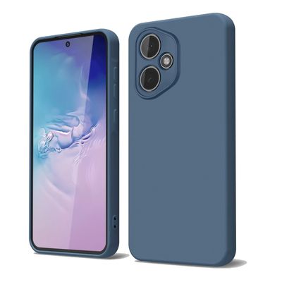 Generico Carcasa Funda Compatible Con Honor 400 Goma Azul