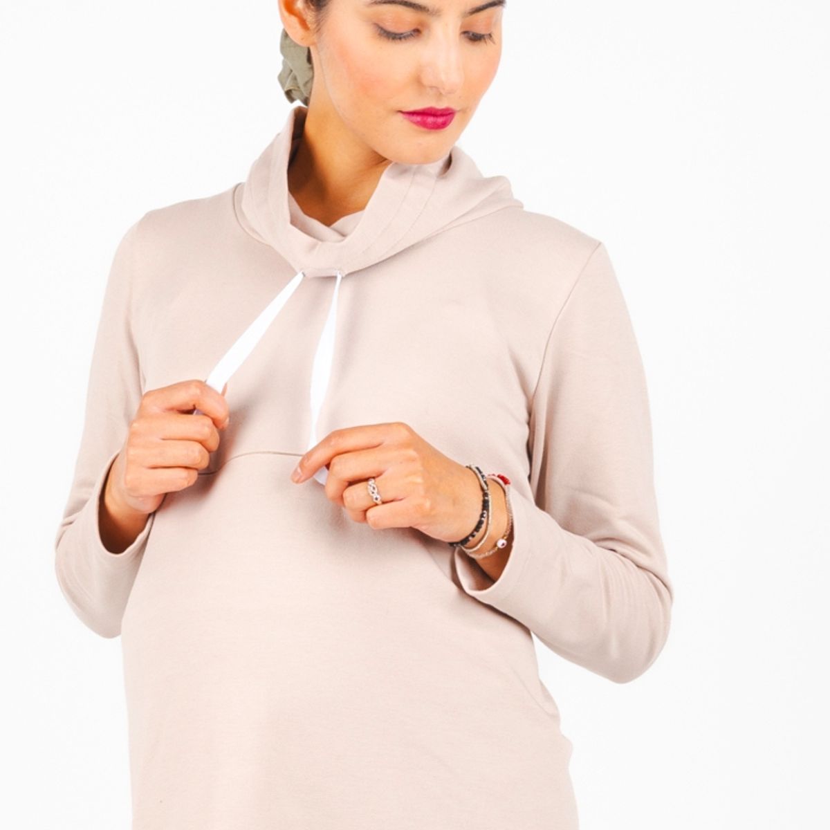 MADREMIA - Poleron Maternal Lactancia Coca Madremía