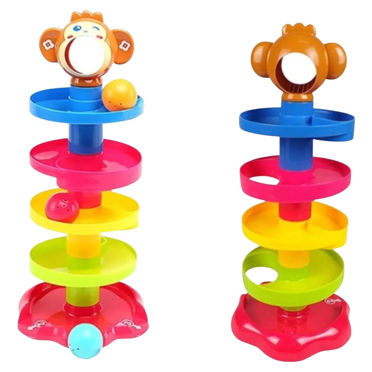 GENERICO - Juego En Forma De Torre Con Tobogán Para Lanza Pelotas