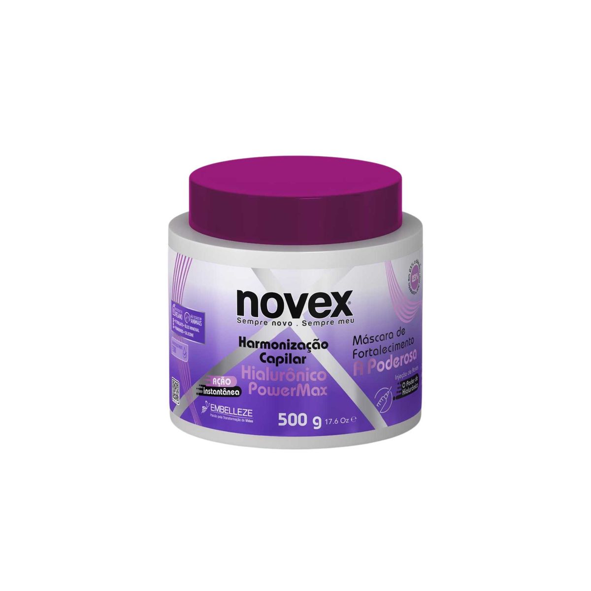 NOVEX - Crema tratamiento regeneración capilar con acido hialuronico 500gr