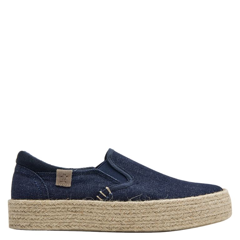 Zapatilla Alpargata Mujer Urbano Azul