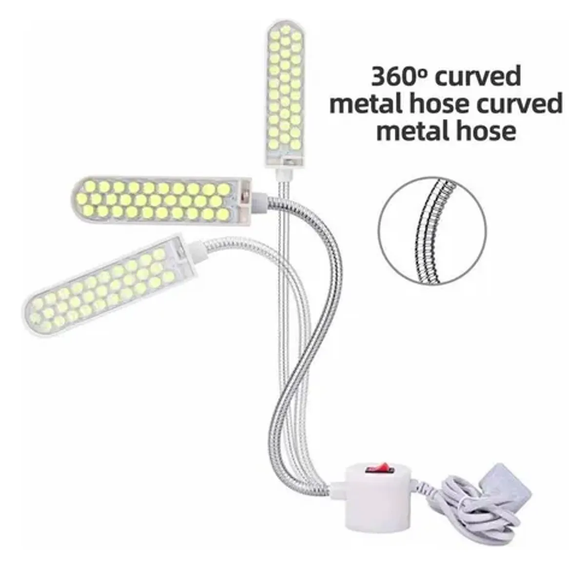 GENERICO - Lampara Foco 30 Led Para Maquina De Coser Con Iman