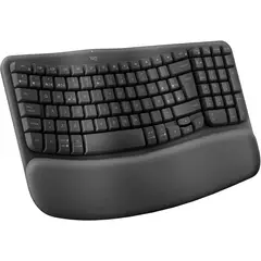 LOGITECH - Wave Keys, Teclado ergonómico inalámbrico