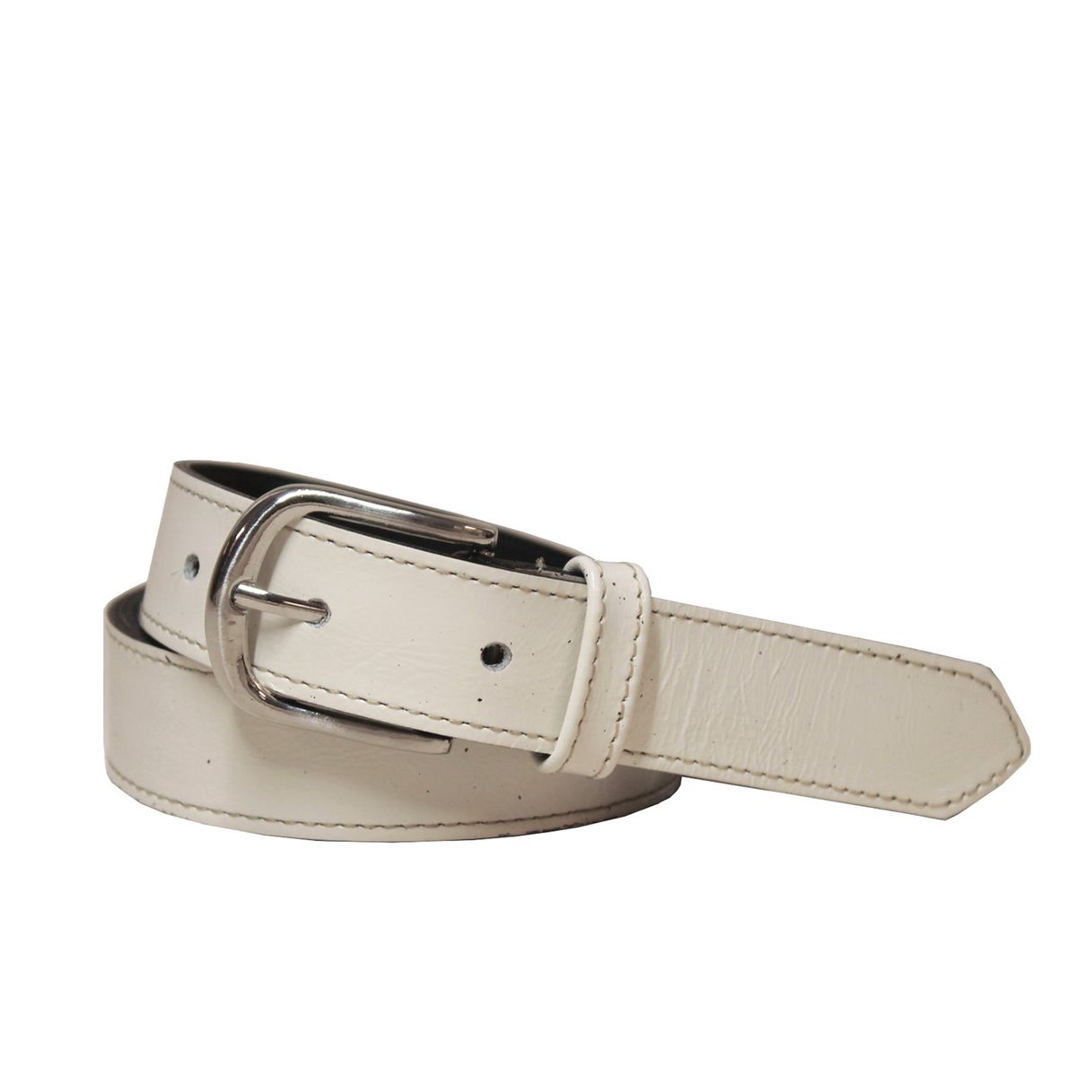 NICOLETTA - Cinturón Cuero Genuino Dalia beige