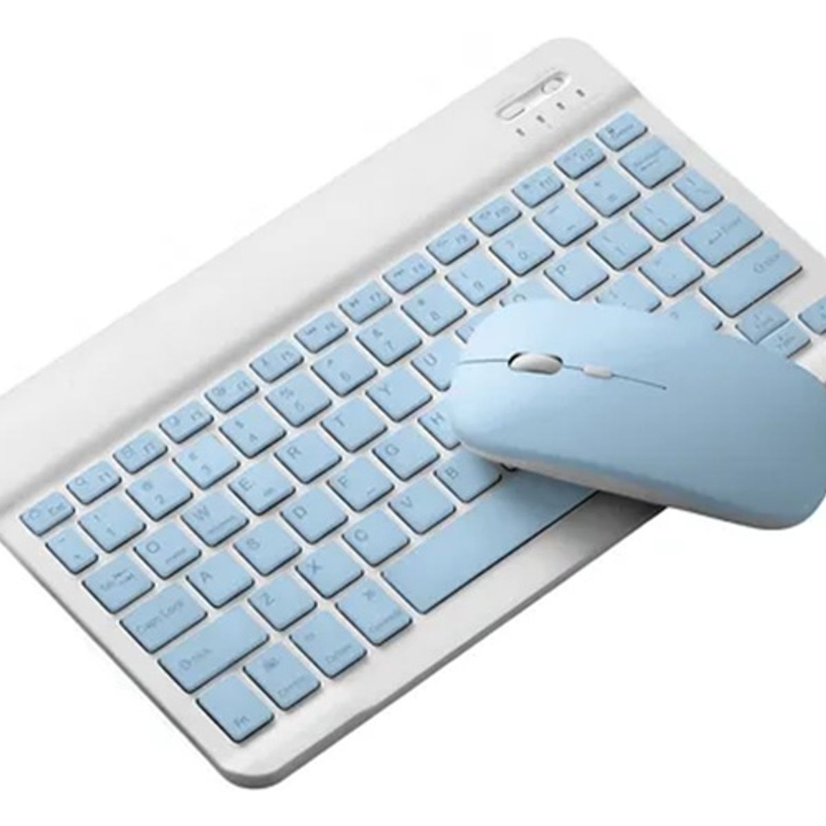GENERICO - Set de Teclado y mouse AS-110 rosado y azul