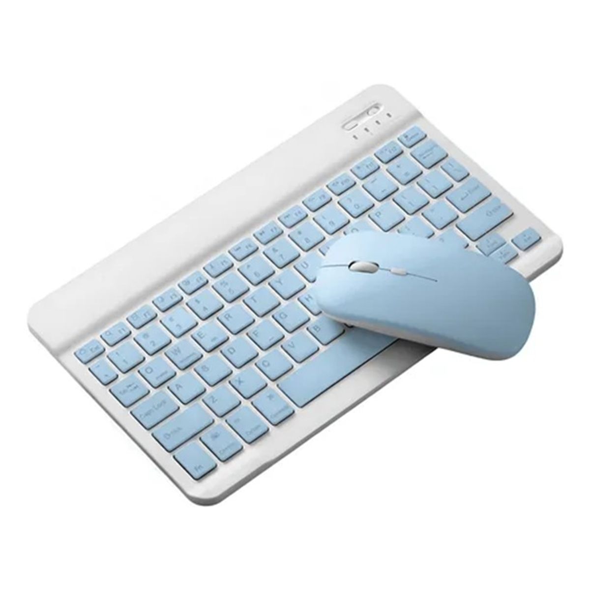 GENERICO - Set de Teclado y mouse AS-110 rosado y azul