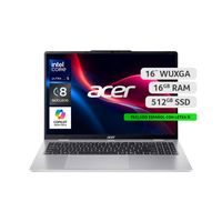 Notebook AL16-53P-578Y-1 IntelCore Ultra 5 - 16GB RAM - 512GB SSD-16 Pulgadas WUXGA1920 x 1200