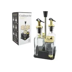 CARIBEE - Set Organizador Condimentos Aceite Vinagre