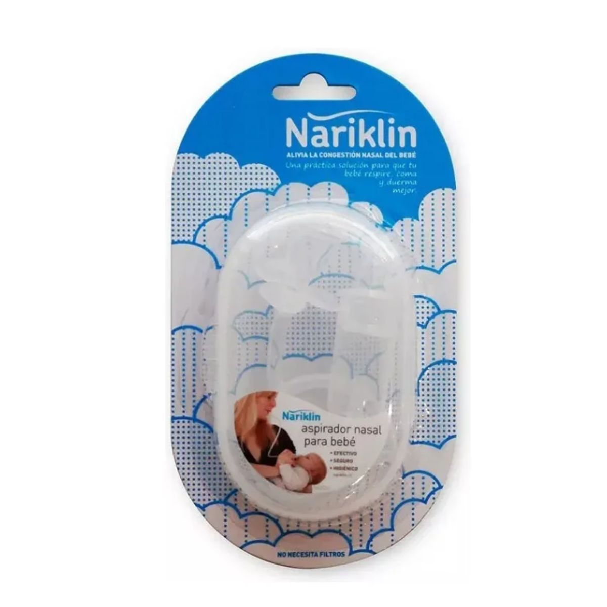 NARIKLIN - Aspirador Nasal Para Bebés Nariklin Color Transparente