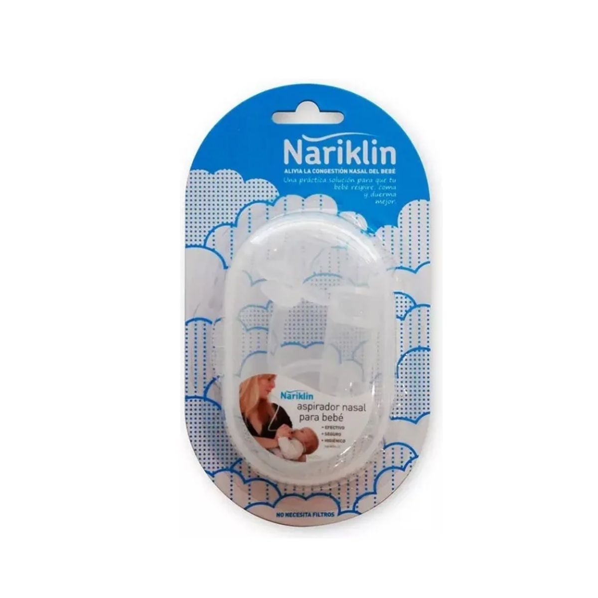 NARIKLIN - Aspirador Nasal Para Bebés Nariklin Color Transparente